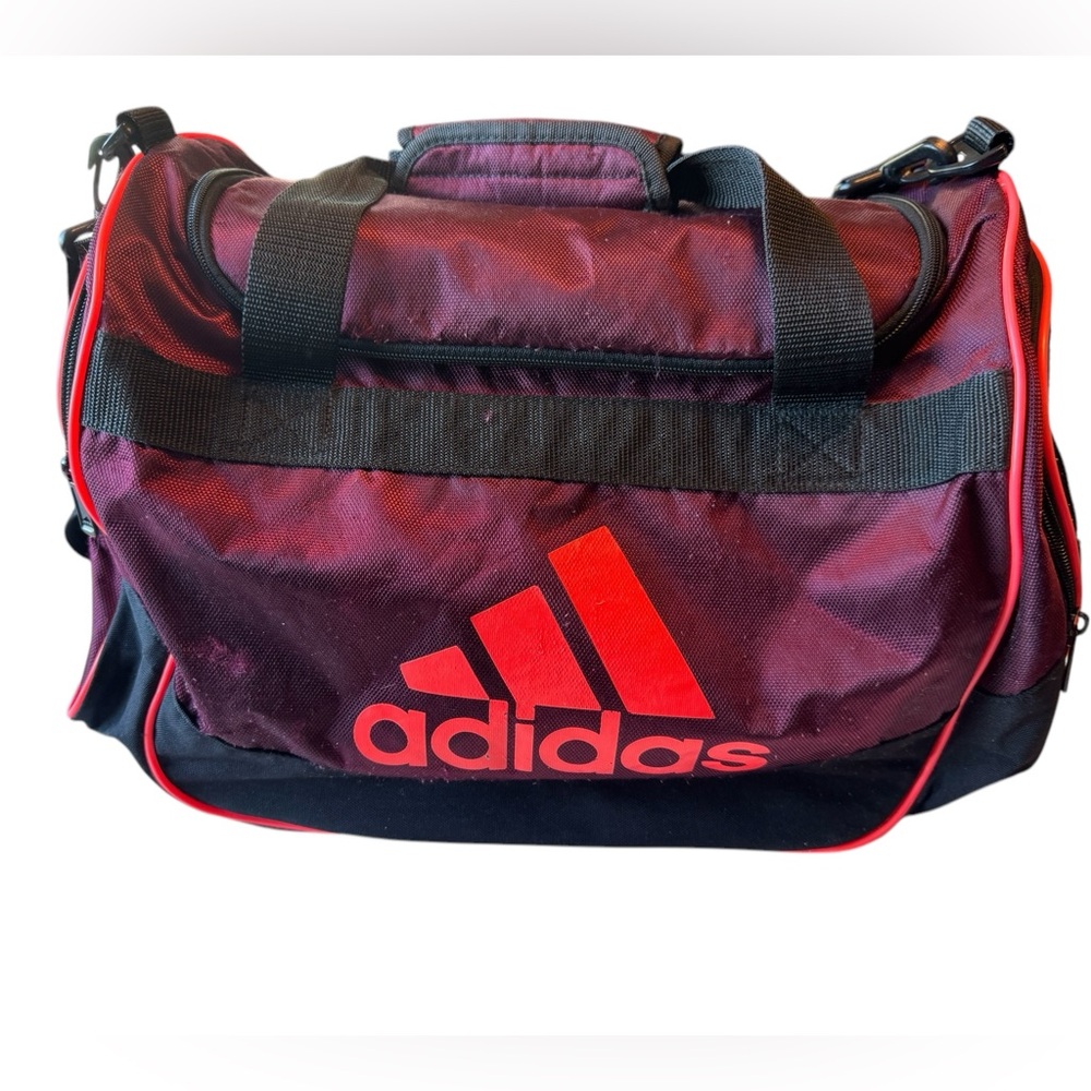 Adidas Duffel Gym Bag Overnighter Soccer Gear Shoulder Bag